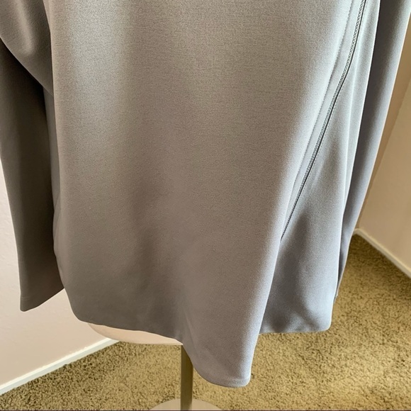 Eileen Fisher NWT Asymmetrical Zip Jacket Stretchy - Picture 8 of 16